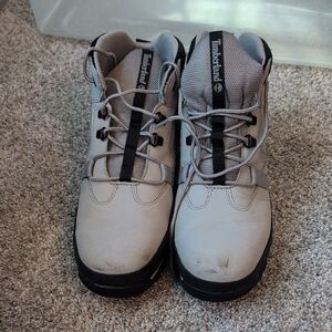 Timberland Kids Light Gray Boots